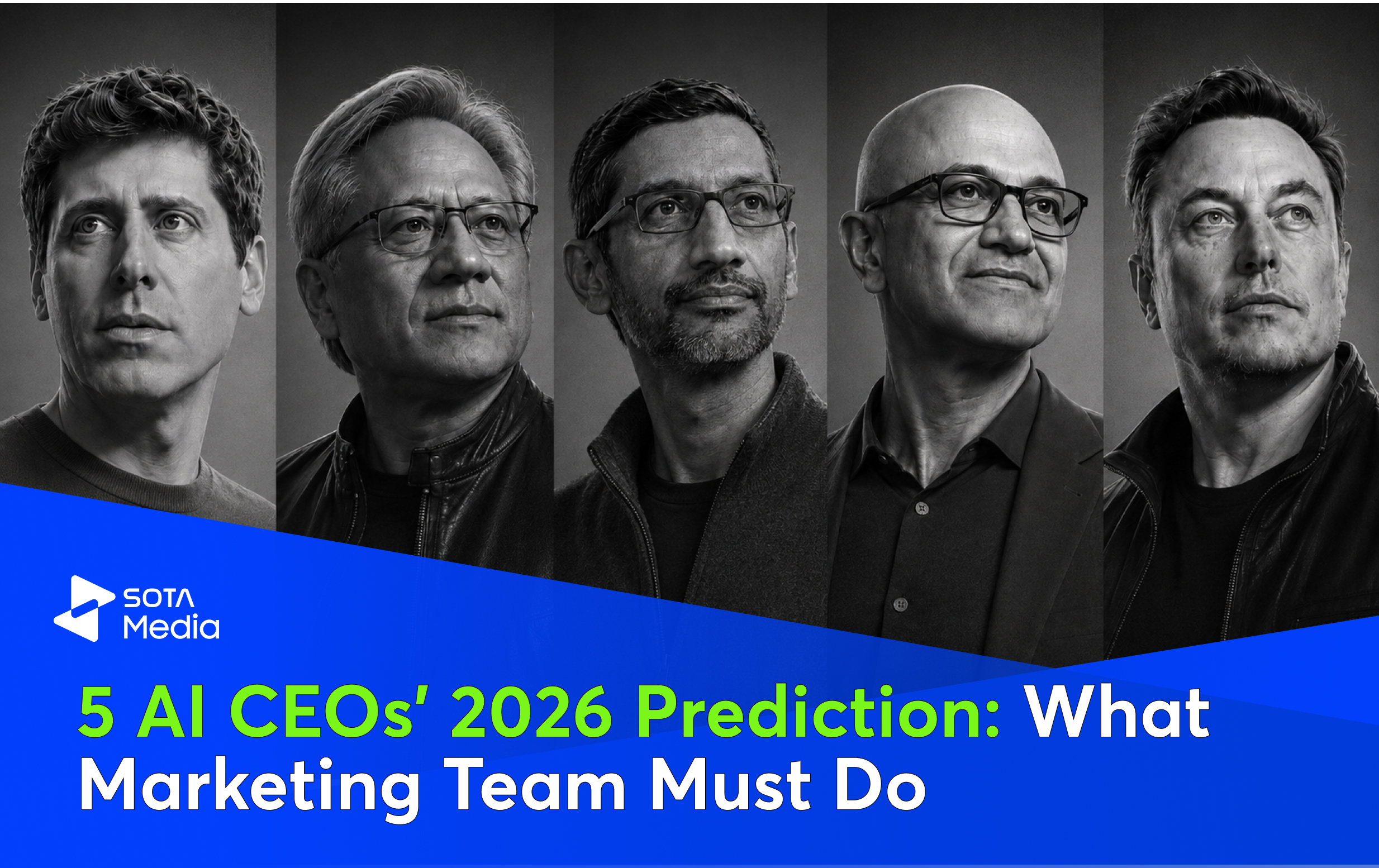 5 AI CEOs Said The Same Thing About 2026: What Marketing Team Must Do