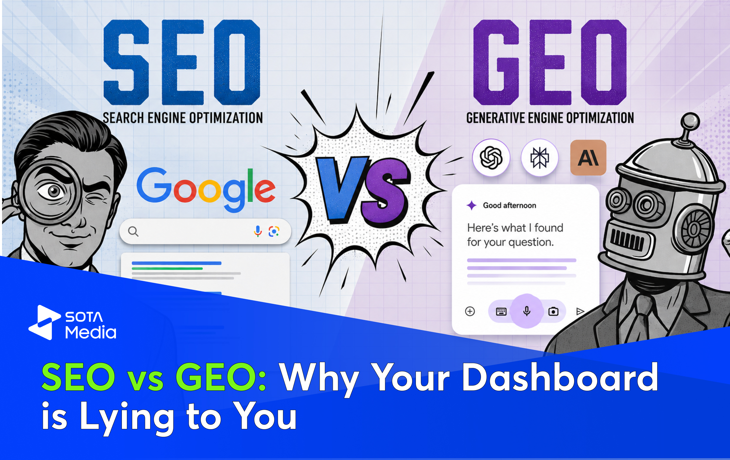 SEO vs GEO: Why Your SEO Dashboard Is Lying to You (2026)