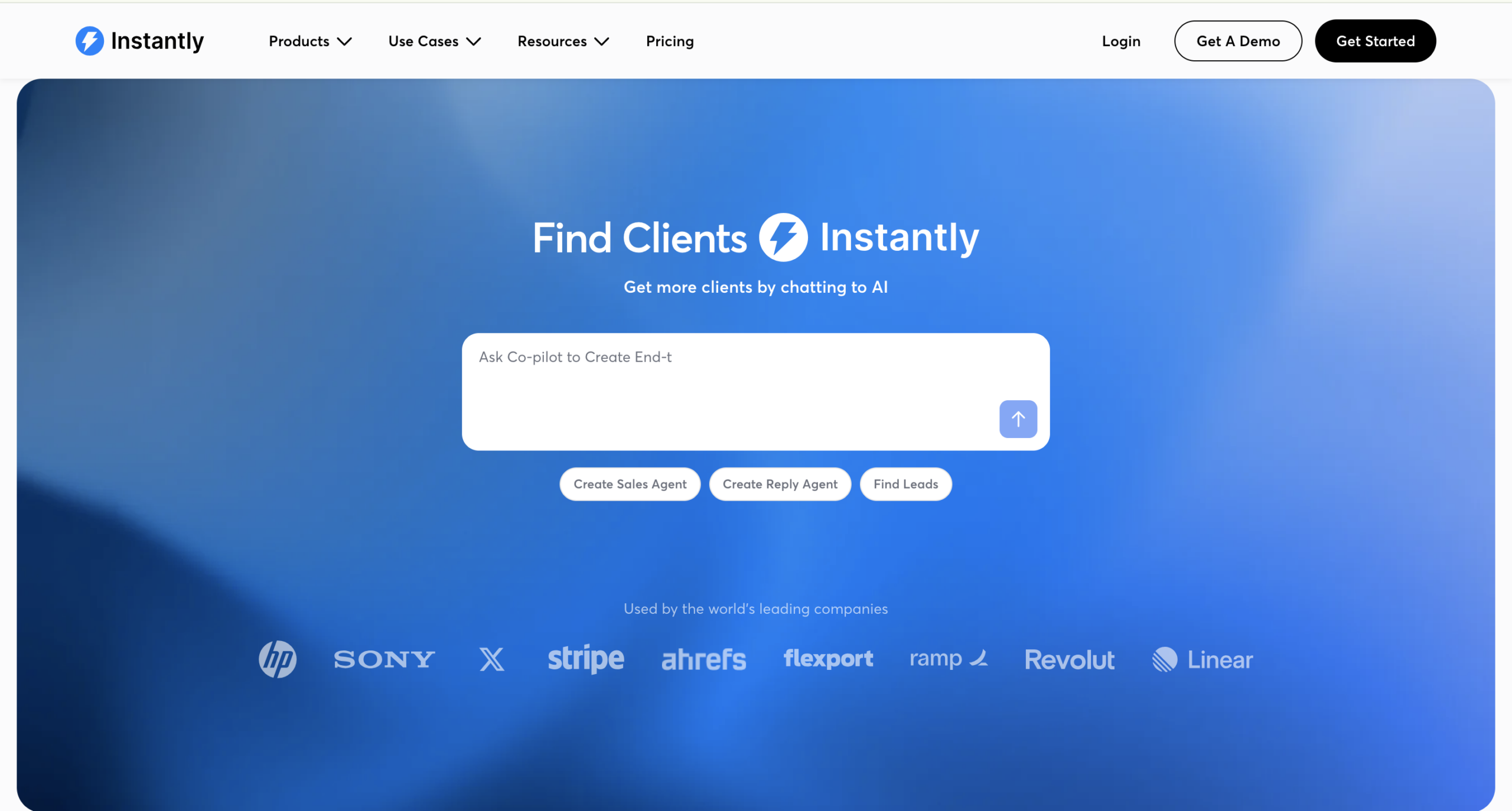 10 Best AI Lead Generation Tools for B2B Sales in 2026 16 Website Homepage Instantly: Cold email infrastructure and deliverability tool